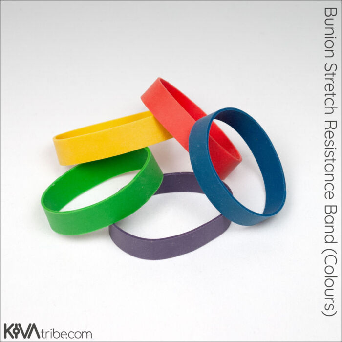 Bunion Stretch Resistance Band colours by Kiva Tribe