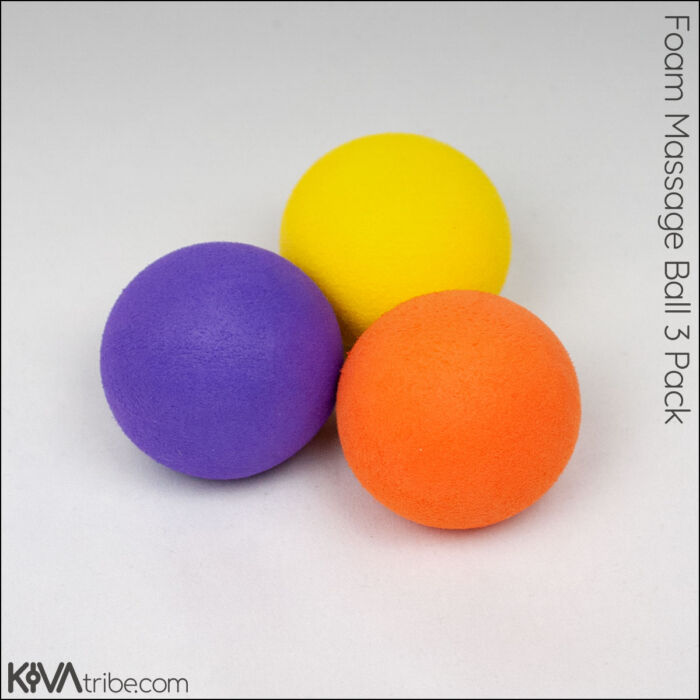 Foam massage ball 3cm (3 pack) by Kiva Tribe